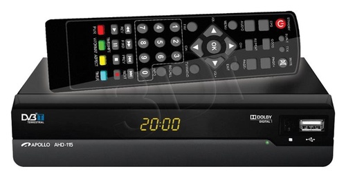 Apollo AHD-116 Dekoder DVB-T i odtwarzacz FHD