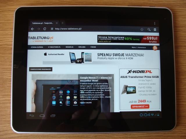 Apollo Quicki 1035 - funkcjonalny tablet w przystępnej cenie