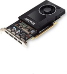 HP NVIDIA Quadro P2000, 5GB GDDR5 (160 Bit), 4xDisplayPort (1ME41AA)