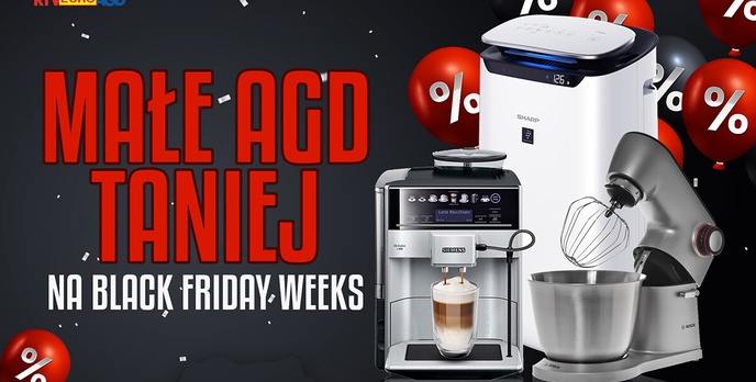 Małe AGD taniej do 5 grudnia w RTV EURO AGD - Promocje na Black Friday Weeks!