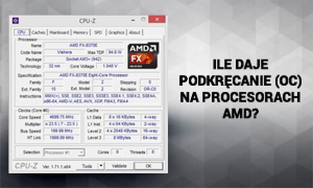 Ile Daje Podkręcanie (OC) na Procesorach AMD?