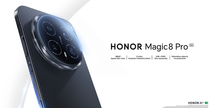 Premiera Honor Magic8 Pro w Polsce - fotograficzny flagowiec z AI w nowej odsłonie!