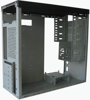 EuroCase ML5410 Midi-Tower, Czarno-srebrny, 350W (ML5410CAROHO350APN)