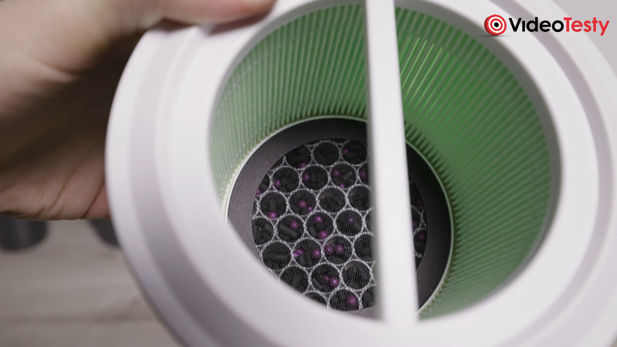 Wnętrze filtra MOVA Puris P10