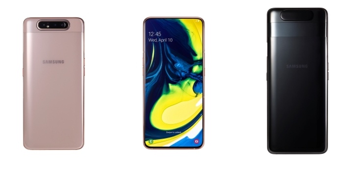 Oto Samsung z obracanym aparatem! Galaxy A20e, A40 i A80 wchodzą do Polski