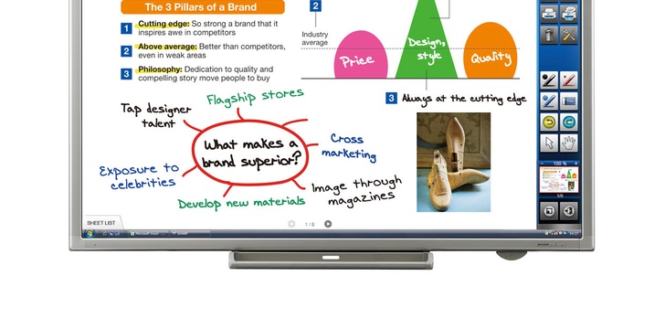 Sharp przedstawia największy interaktywny monitor LCD z funkcją dotyku 