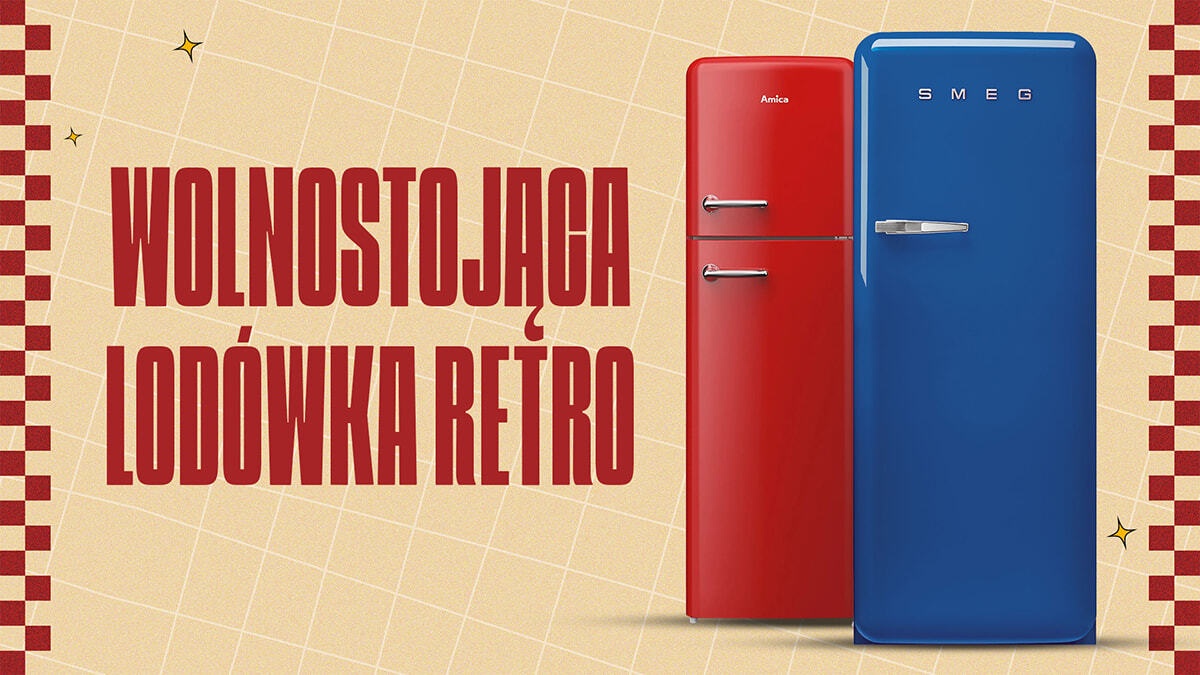 Wolnostojąca lodówka retro | Ranking TOP 6