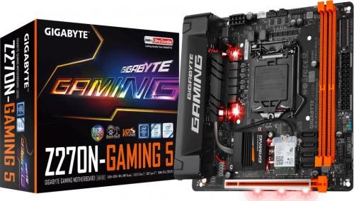 Gigabyte GA-Z270N-Gaming , Z270, USB 3.1, DDR4, SATA3, Mini ITX