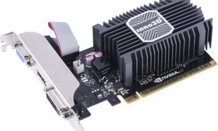 Inno3D GeForce GT 730 2GB DDR3 (64 bit) D-Sub, DVI, HDMI (N730-1SDV-E3BX)