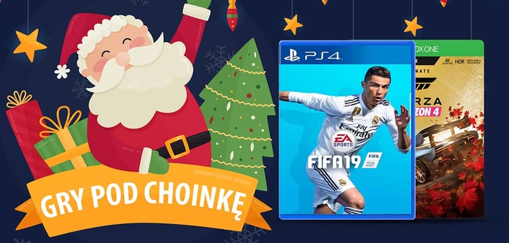 Gry pod choinkę 🎄 Świąteczny prezent dla posiadaczy PC i konsol |2018|