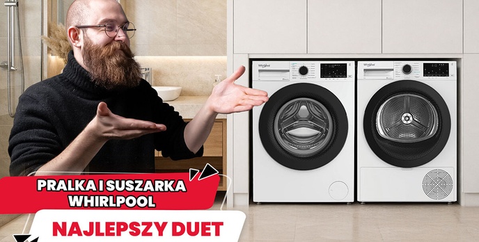 Najlepsze połączenie? Pralka i suszarka Whirlpool