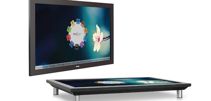 Wielodotykowy ekran i stół w jednym w nowej serii rozwiązań Digital Signage PHILIPS BDT