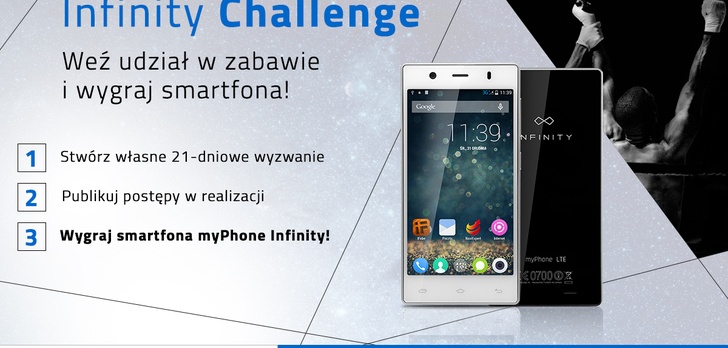 Wykaż Się i Wygraj w myPhone INFINITY Challenge