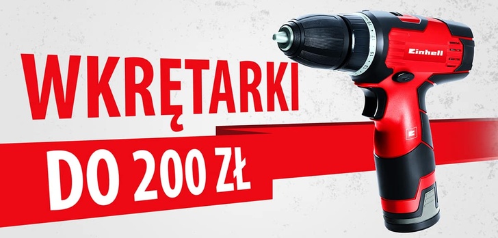 Tanie wkrętarki do 200 zł