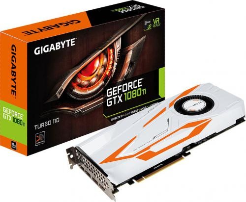 Gigabyte GeForce GTX 1080 Ti Turbo 11GB GDDR5X (352 bit), HDMI, 3xDisplayPort, BOX (GV-N108TTURBO-11GD)