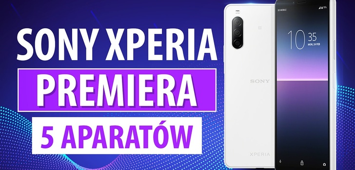 Sony poza MWC z nowym flagowcem! Poznajcie Xperia 1 II i Xperia 10 II