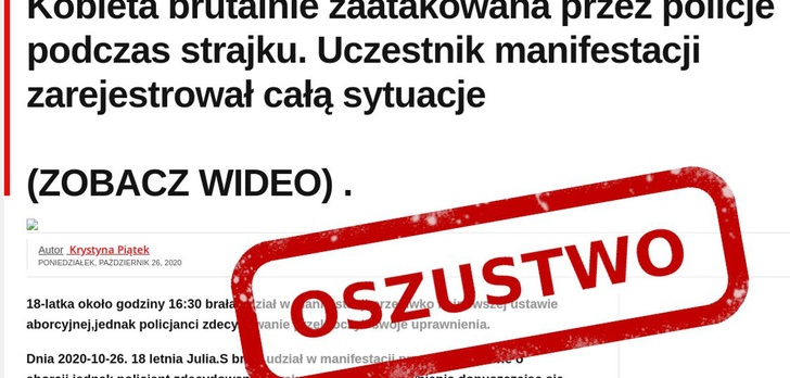 Internetowi oszuści żerują na protestach w Polsce