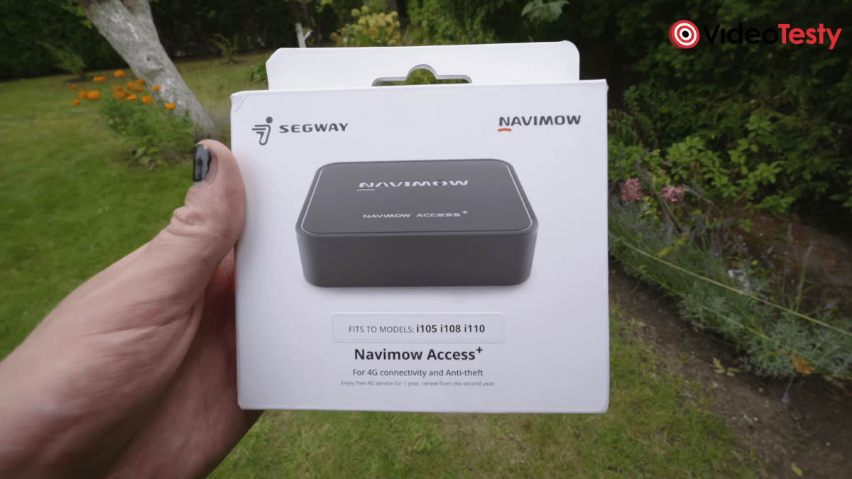 Widok na moduł 4G dokupiony do Segway Navimow i105E