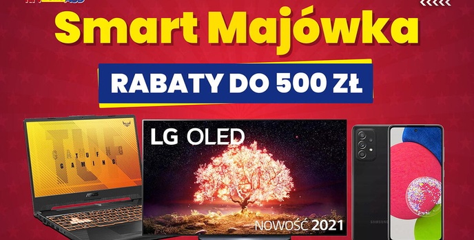Oszczędź 500 zł tuż przed majówką! Telewizor OLED oraz smartfon wodoodporny taniej