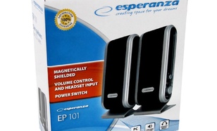 ESPERANZA Głośniki 2.0 Slim LCD EP101