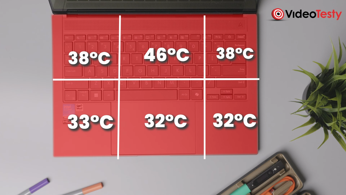 Asus Zenbook S14 klawiatura