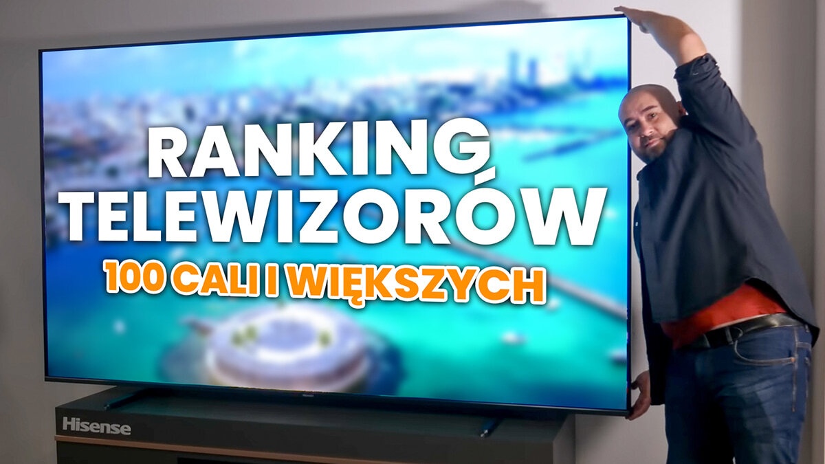 Duży telewizor o przekątnej około 100 cali do największych pomieszczeń | Ranking TOP 5