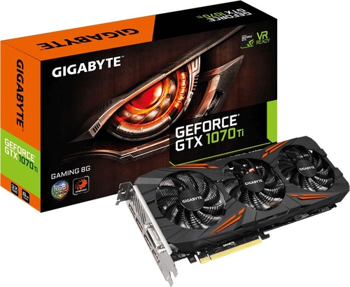 Gigabyte GeForce GTX 1070 Ti Gaming 8GB GDDR5 (256 bit) DVI-D, HDMI,