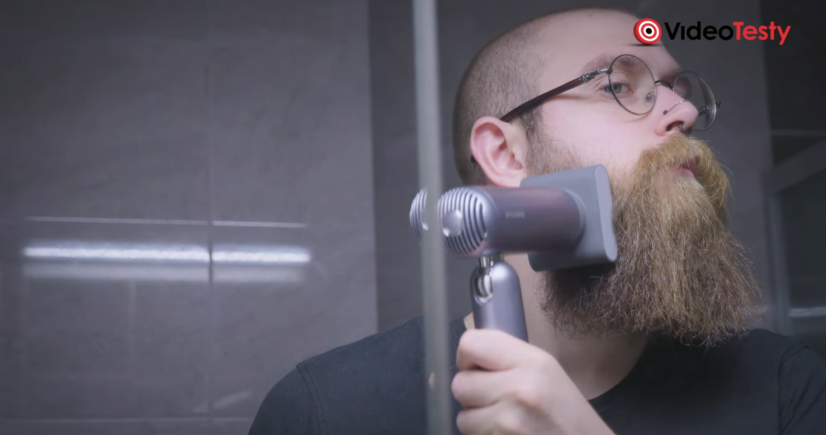 Dreame Glory Pocket podczas suszenia brody