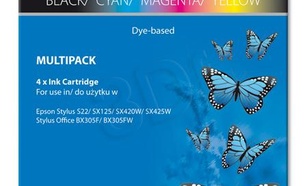 ActiveJet AEB-1285N multipack tusz multipack czarny, cyan, magenta, żółty do drukarki Epson (zamiennik Epson T1285 ) Supreme