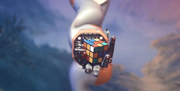 Robot złożył Kostkę Rubika