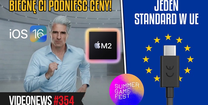 Podsumowanie WWDC 2022, Summer Game Fest, USB-C w UE na stałe - VideoNews 354