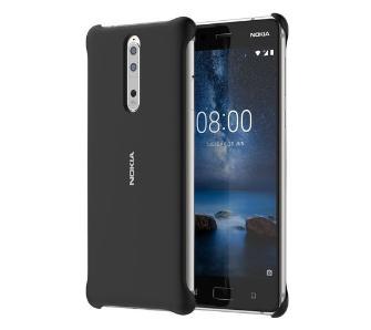 Nokia 8 (niebieski matowy) + VR Zeiss + etui Soft Touch Cover (czarny)