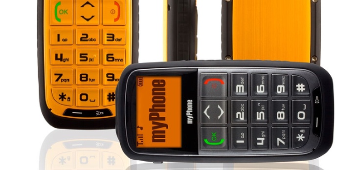 myPhone 5300 FORTE - duże klawisze i czytelny wyświetlacz w obudowie RAMBO
