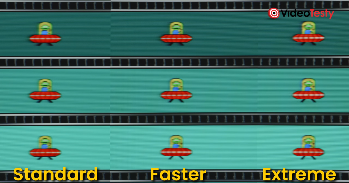 Test smużenia w Samsung Odyssey G75F 40"