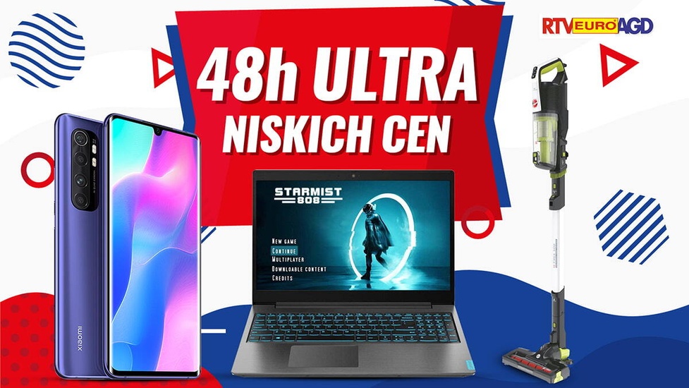 48 godzin ultra niskich cen! Tanie Xiaomi Mi Note 10 Lite i inne!