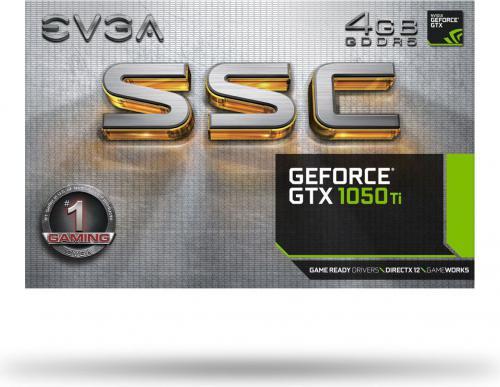 EVGA GeForce GTX 1050 Ti SSC Gaming ACX 3.0 4GB GDDR5 (128 Bit)