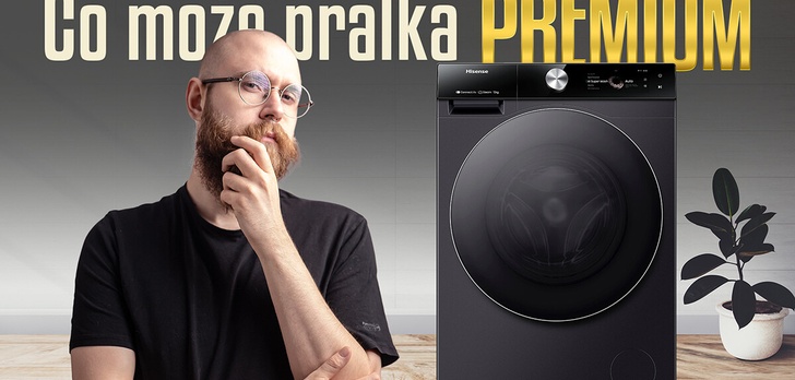 Nowoczesna, pojemna, energooszczędna: Pralka Hisense WF7S1247BB