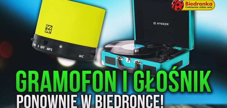 Gramofon i Głośnik Hykker Powracają! Biedronka Znów Rozbrzmi Hitami!