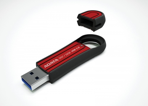 A-Data DashDrive Durable S107 32GB USB3.0 czerwony, odporny na wstrząsy