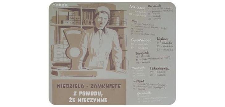 Natec trolluje ustawę o zakazie handlu w niedzielę