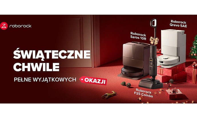 Wyjątkowa oferta świąteczna Roborock - Atrakcyjne promocje na urządzenia do sprzątania!