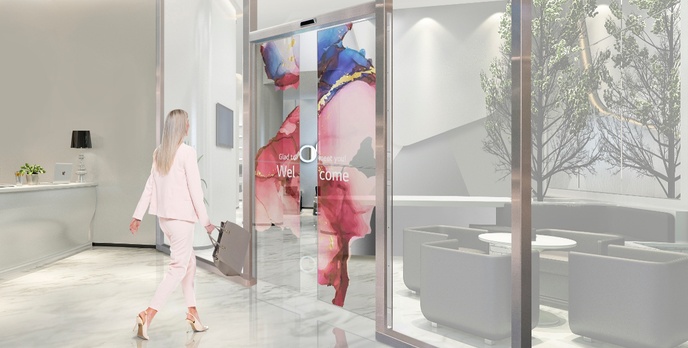 LG przedstawia przezroczyste drzwi OLED