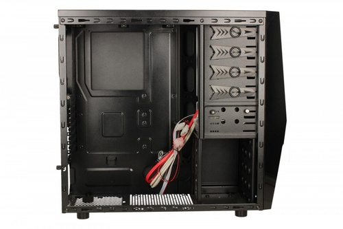 Modecom Obudowa Komputerowa VIKING BLACK / RED LED FAN Bez Zasilacza