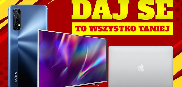 realme 7 za 699 zł w najmocniejszej opcjI! Weekend wyprzedaży w RTV Euro AGD