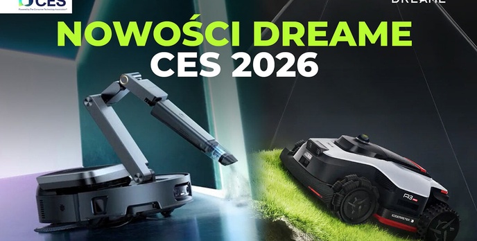 Niesamowite nowości od Dreame na CES 2026! Roboty, oczyszczacze, samochody