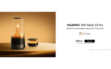 Olśniewający router Huawei WiFi Mesh X3 Pro wchodzi na polskie salony!
