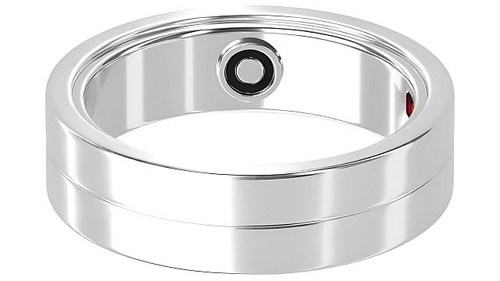 Maxcom mRing MR100 Srebrny r.8/57mm