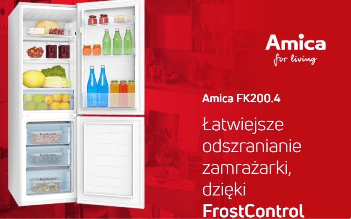 Lodówka  Amica FK200.4 z Frost Control