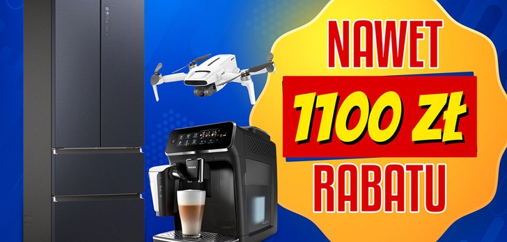 Lodówka nawet 1100 zł taniej! Promocje domowe i rozrywkowe w RTV Euro AGD