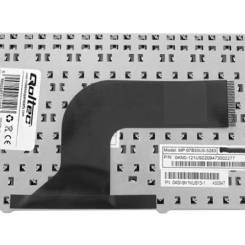 Qoltec Klawiatura do notebooka ASUS F5 F5R F5SL F5V F5M X50 BLACK